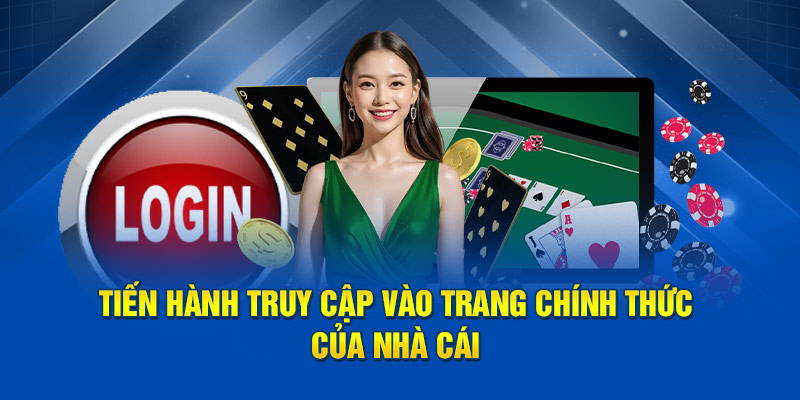 Tiến hành truy cập website của nhà cái Dabet